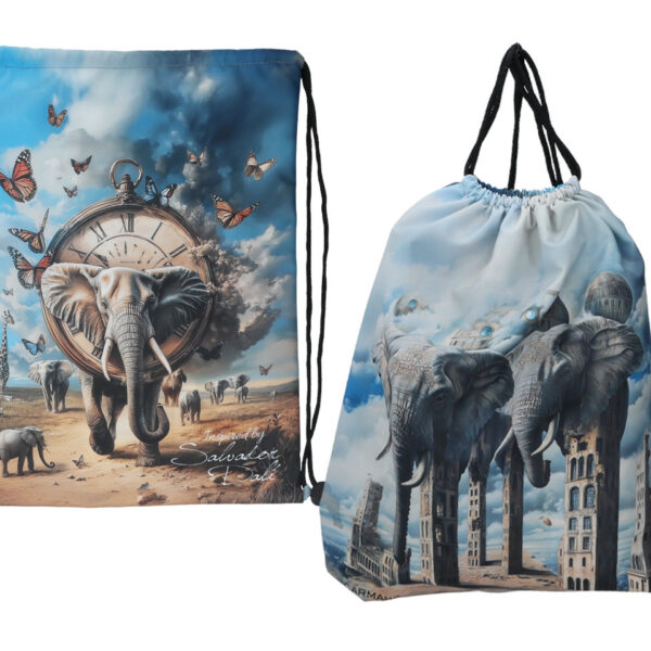 Worek na plecy - inspirowany malarstwem S. Dali (CARMANI)