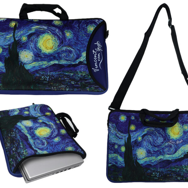 Torba na laptopa - V. van Gogh, Gwiaździsta Noc (CARMANI)