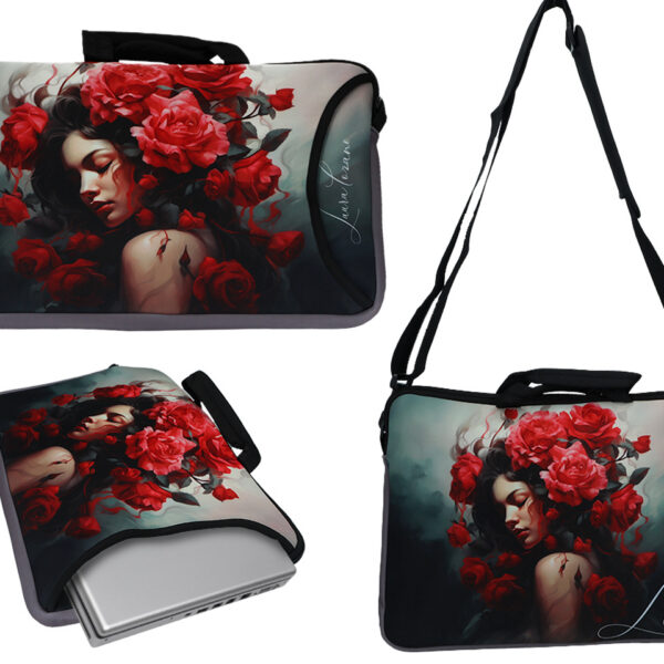 Torba na laptopa - L. Lozano, Lady`s Floral Symphon (CARMANI)