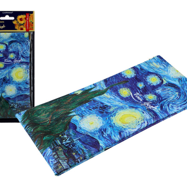 Etui na okulary, miękkie - V. van Gogh, Gwiaździsta Noc (CARMANI)