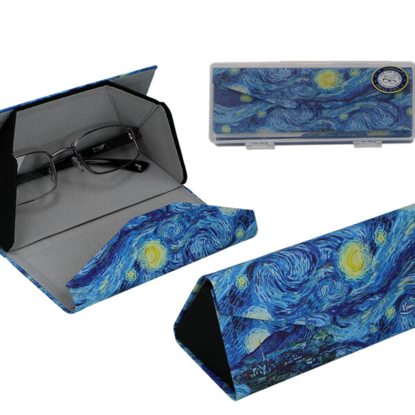Etui na okulary, składane - V. van Gogh, Gwiaździsta Noc (CARMANI)