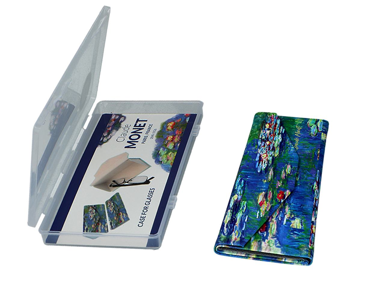 Etui na okulary, składane - C. Monet, Nenufary (CARMANI) - obrazek 2