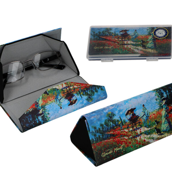 Etui na okulary, składane - inspirowane malarstwem C. Monet (CARMANI)