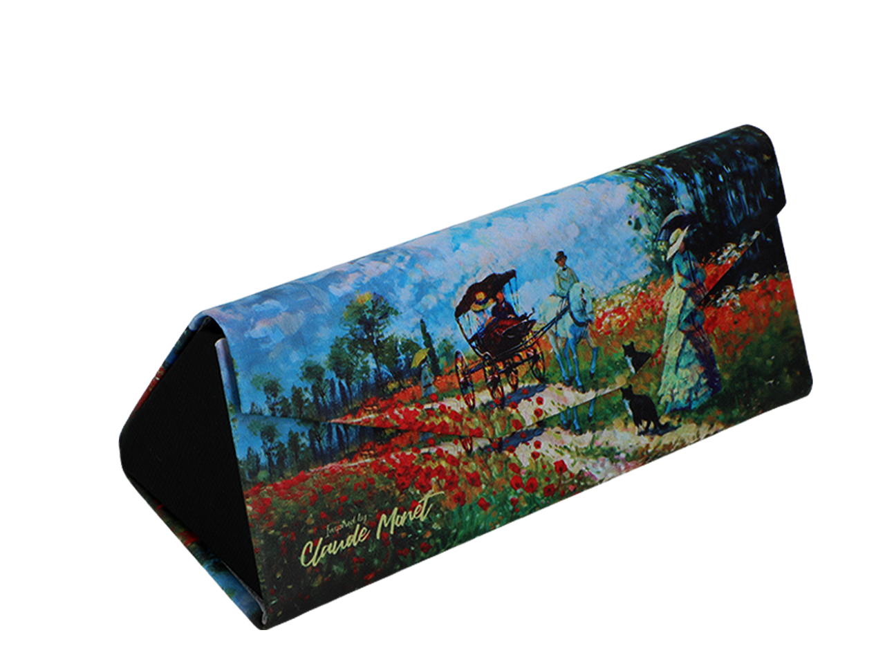 Etui na okulary, składane - inspirowane malarstwem C. Monet (CARMANI) - obrazek 3