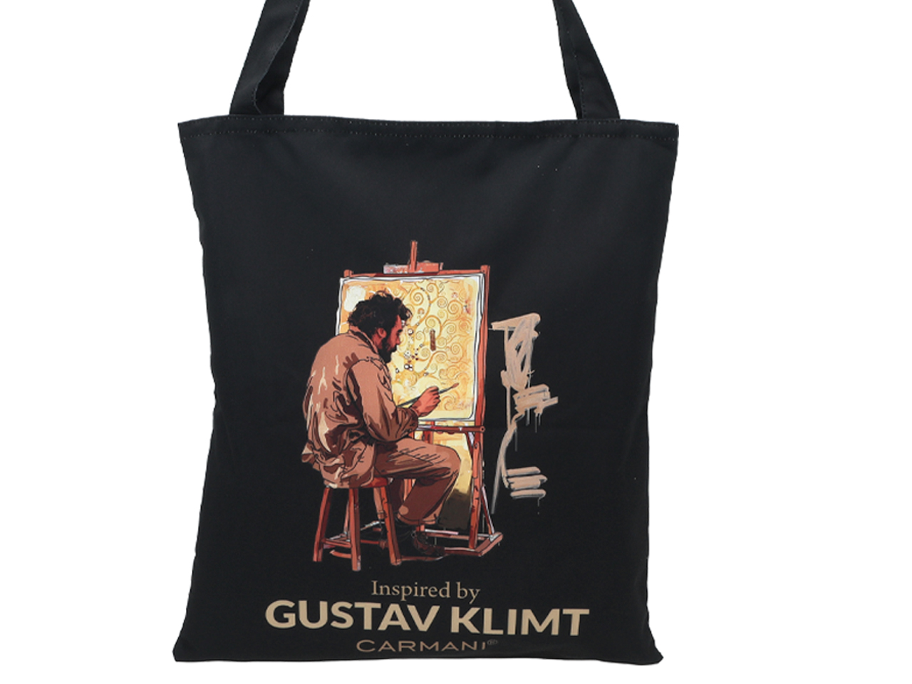 Torba na ramię - G. Klimt, kolaż (CARMANI) - obrazek 3