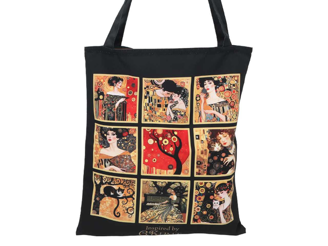 Torba na ramię - G. Klimt, kolaż (CARMANI) - obrazek 4