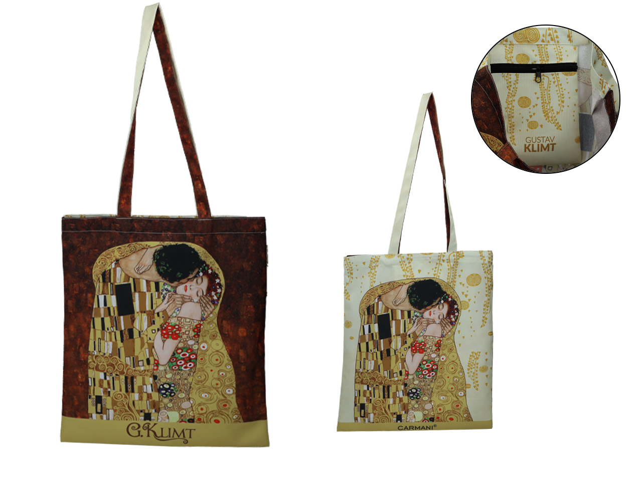 Torba na ramię - G. Klimt, Pocałuenk (CARMANI)