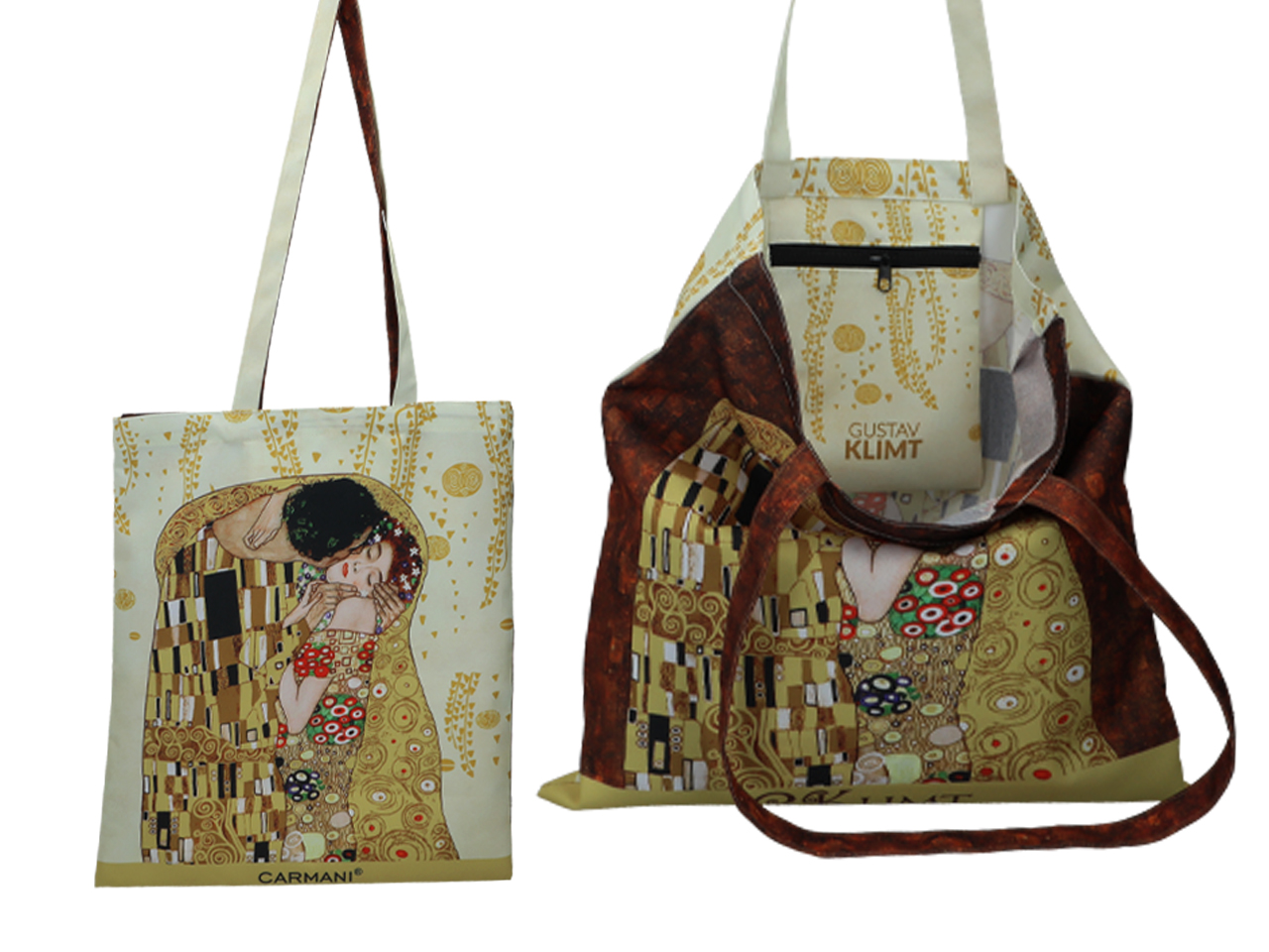 Torba na ramię - G. Klimt, Pocałuenk (CARMANI) - obrazek 2
