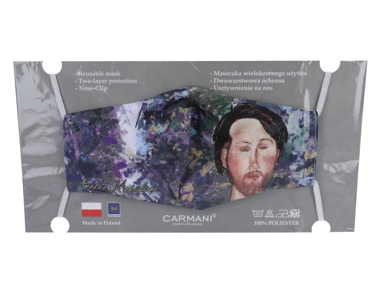 Maseczka ochronna - A. Modigliani, Leopold Zborowski (CARMANI) - obrazek 5