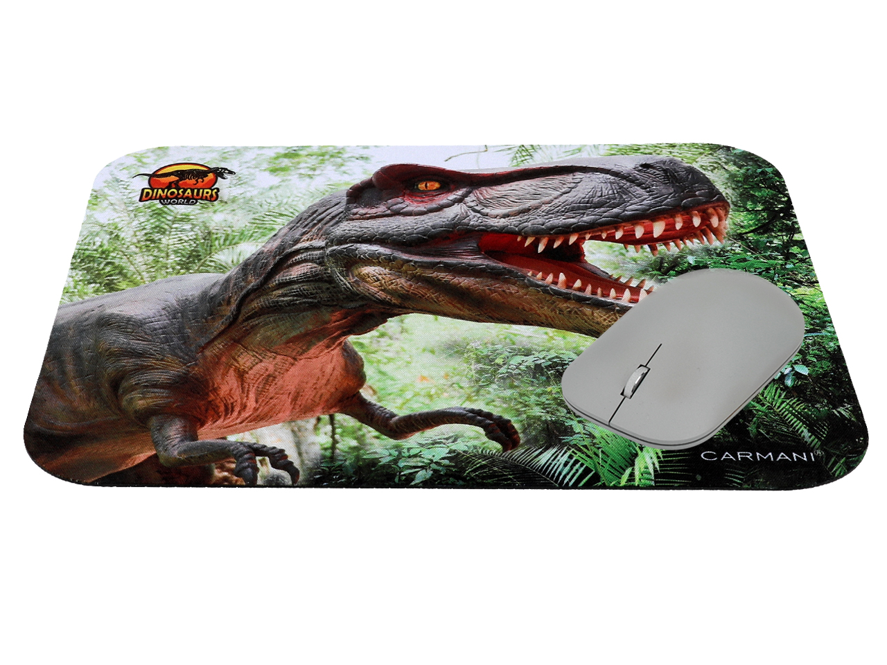 Podkładka pod mysz komputerową - Prehistoric World of Dinosaurs (CARMANI) - obrazek 3