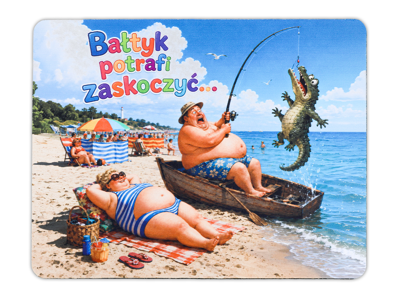Podkładka pod mysz komputerową - Bałtyk na wesoło (CARMANI) - obrazek 2