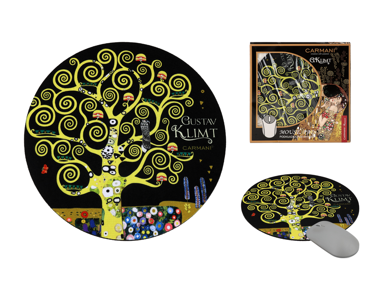 Podkładka pod mysz komputerową - G. Klimt, Drzewo życia (CARMANI)