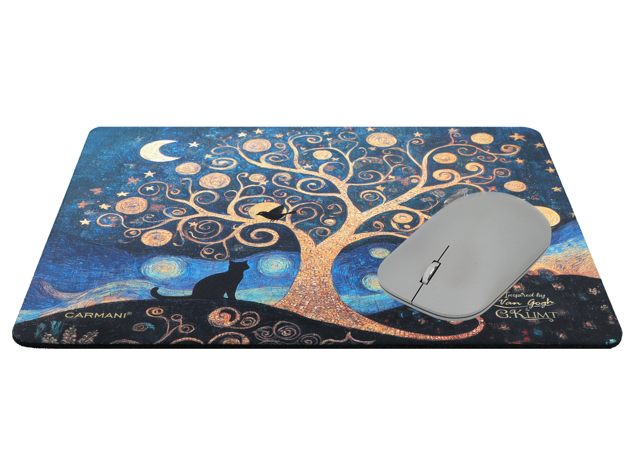 Podkładka pod mysz komputerową - kolaż: V. van Gogh, G. Klimt (CARMANI) - obrazek 3