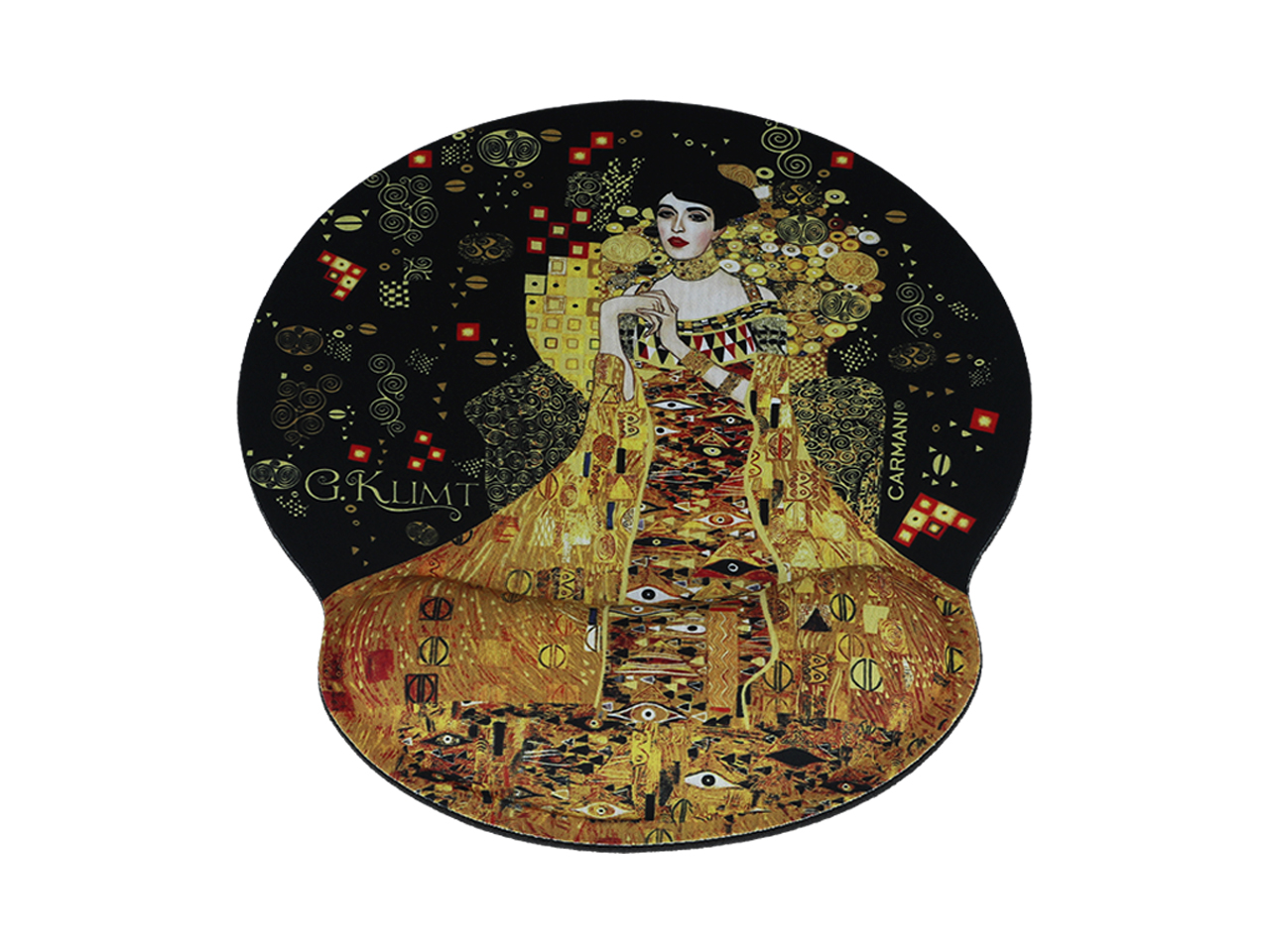 Podkładka pod mysz komputerową z poduszką na nadgarstek - G. Klimt, Adela (CARMANI) - obrazek 2