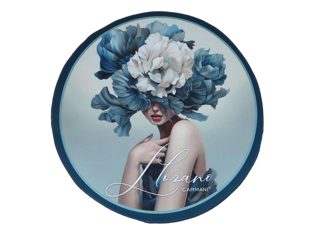 Podkładka na stół okrągła - L. Lozano, Lady`s Floral Symphony (CARMANI) - obrazek 2