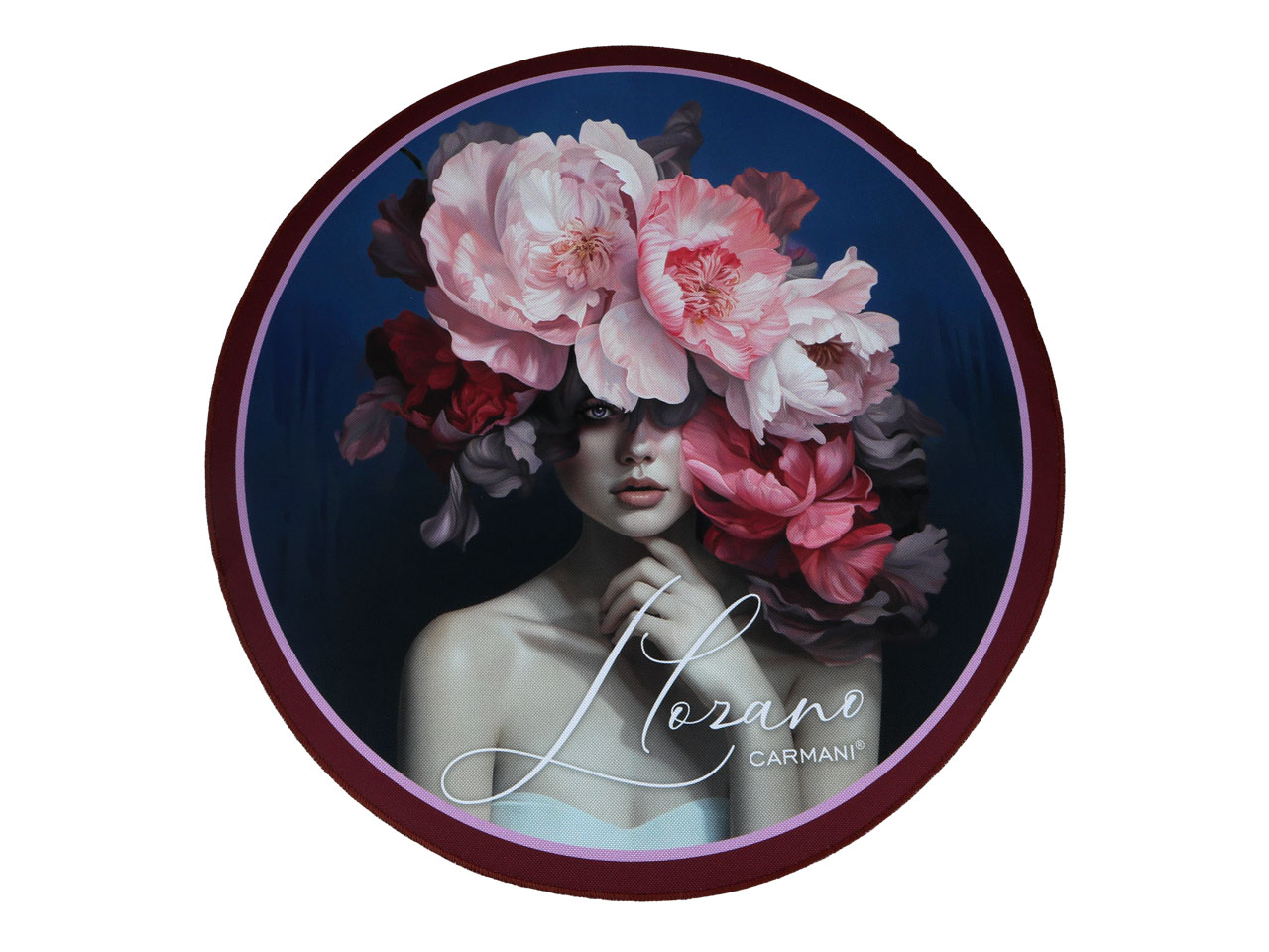 Podkładka na stół okrągła - L. Lozano, Lady`s Floral Symphony (CARMANI) - obrazek 2