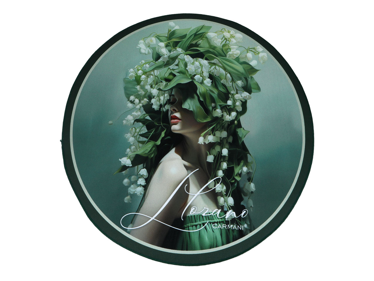 Podkładka na stół okrągła - L. Lozano, Lady`s Floral Symphony (CARMANI) - obrazek 2