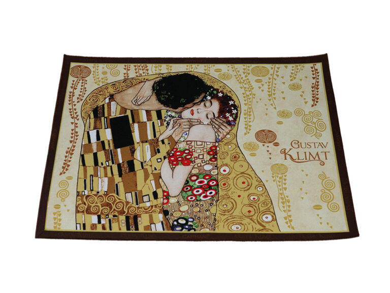 Podkładka na stół - G. Klimt, Pocałunek, kremowe tło (CARMANI)