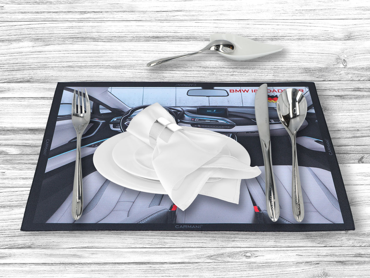 Podkładka na stół - Classic & Exclusive, BMW I8 Roadster (CARMANI) - obrazek 2