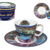 Filiżanka espresso - C. Monet, Most nad stawem z liliami wodnym (CARMANI)