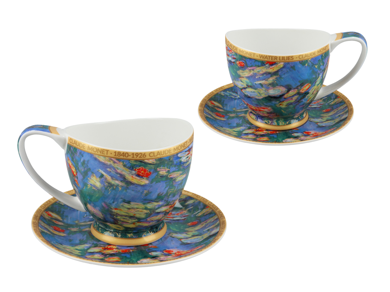 Filiżanka espresso Vanessa - C. Monet, Lilie wodne (CARMANI) - obrazek 2