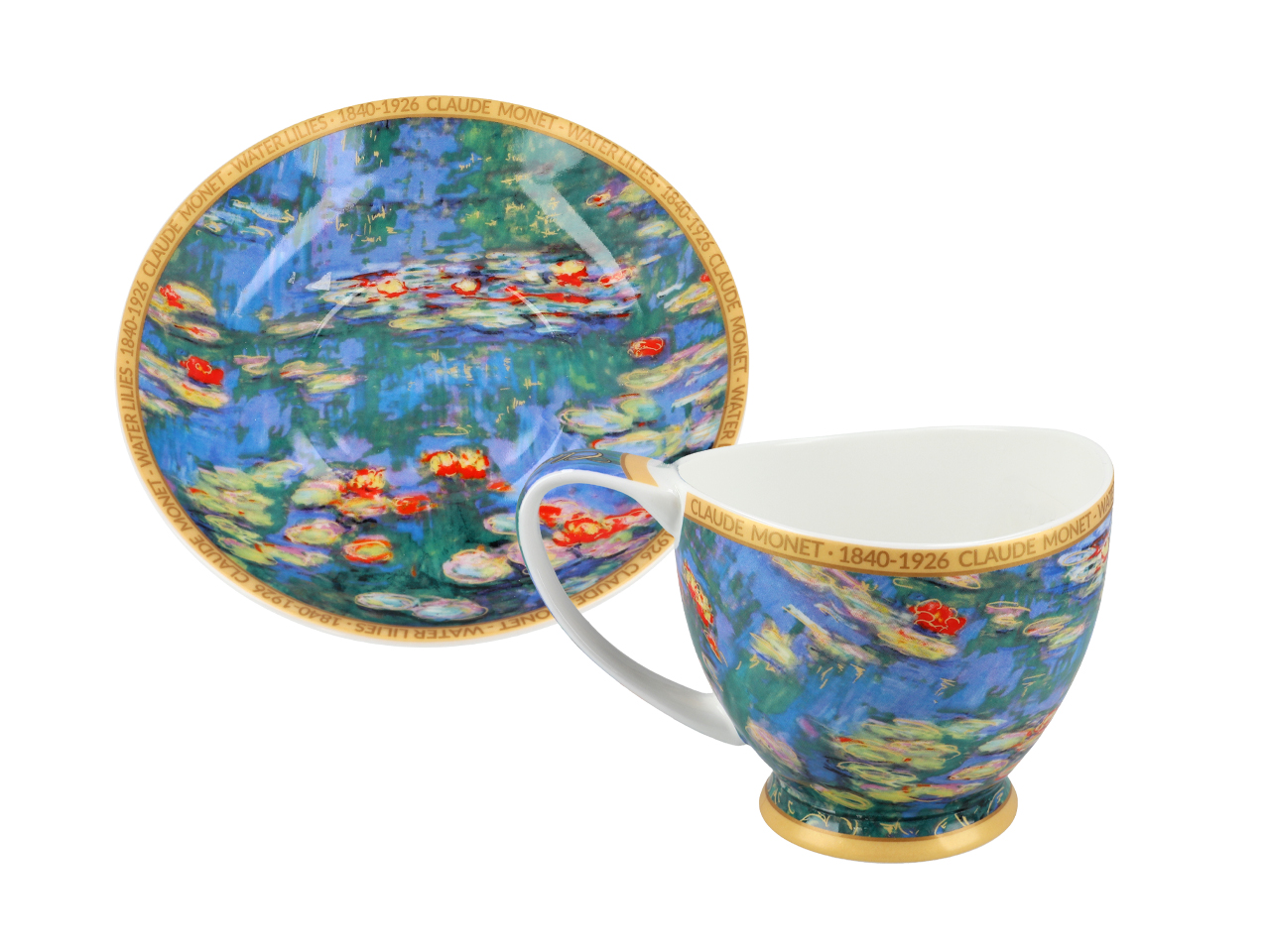 Filiżanka espresso Vanessa - C. Monet, Lilie wodne (CARMANI) - obrazek 4