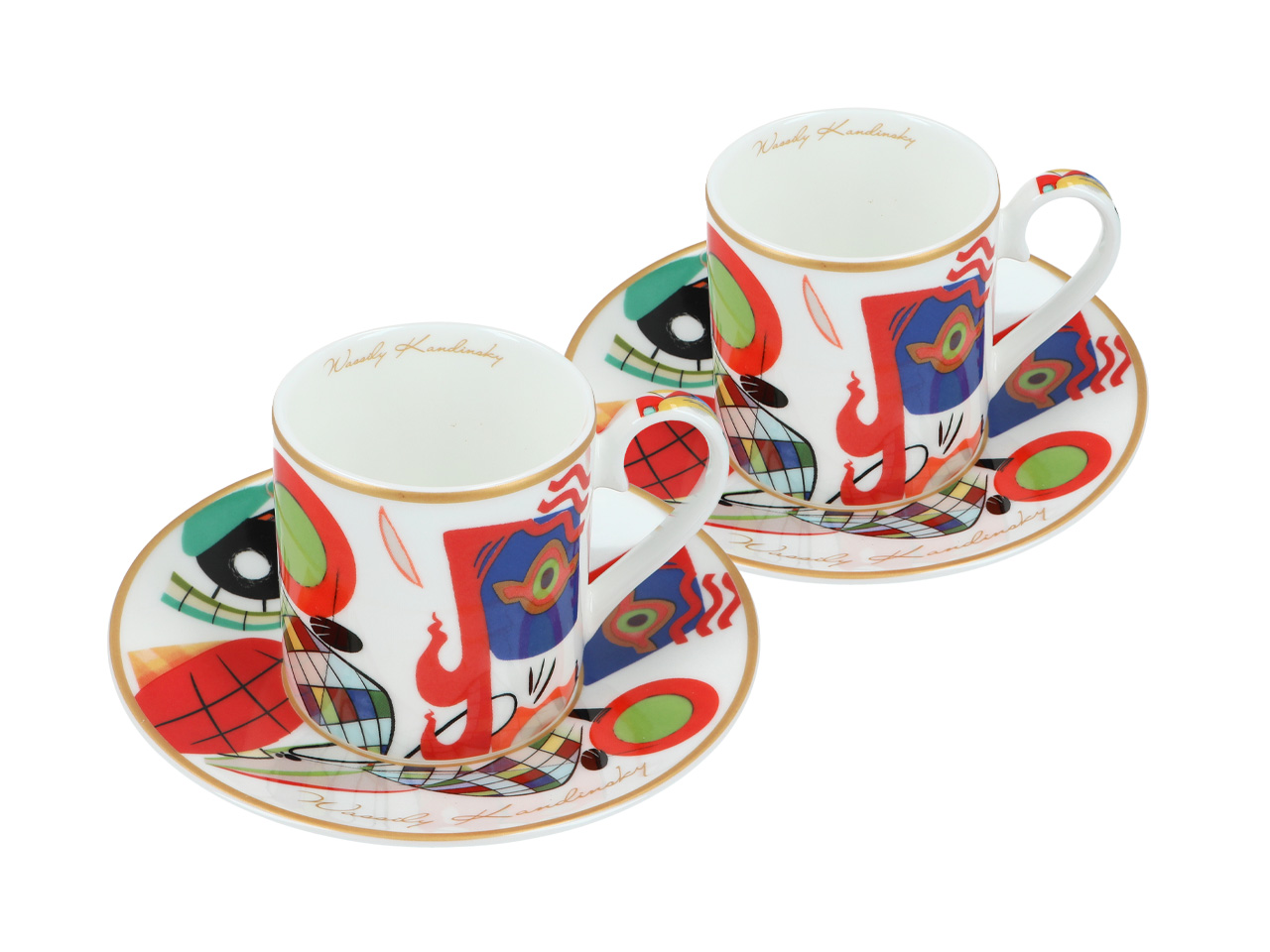 Kpl. 2 filiżanek espresso - Wassily Kandinsky, Muses (CARMANI) - obrazek 2