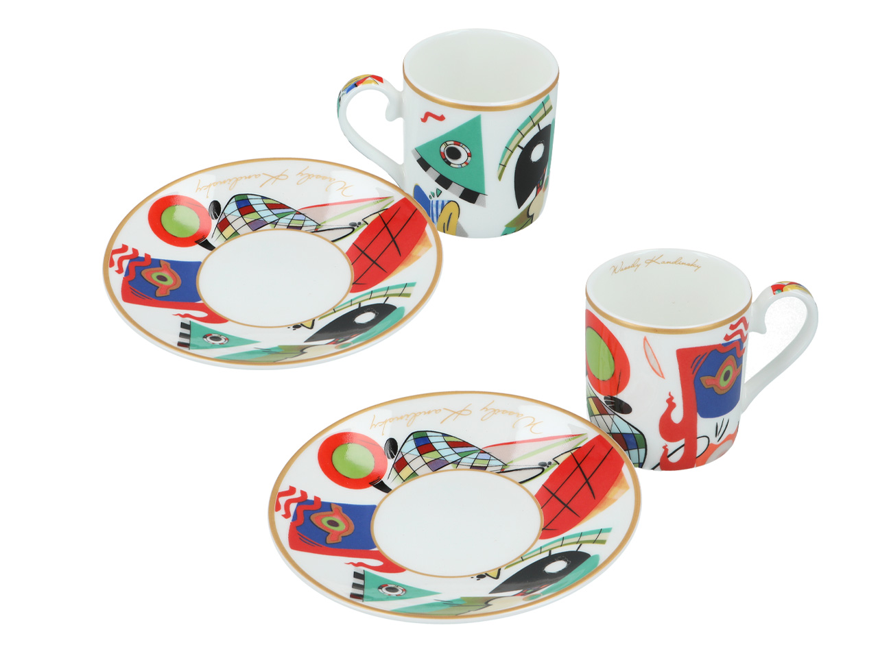 Kpl. 2 filiżanek espresso - Wassily Kandinsky, Muses (CARMANI) - obrazek 3