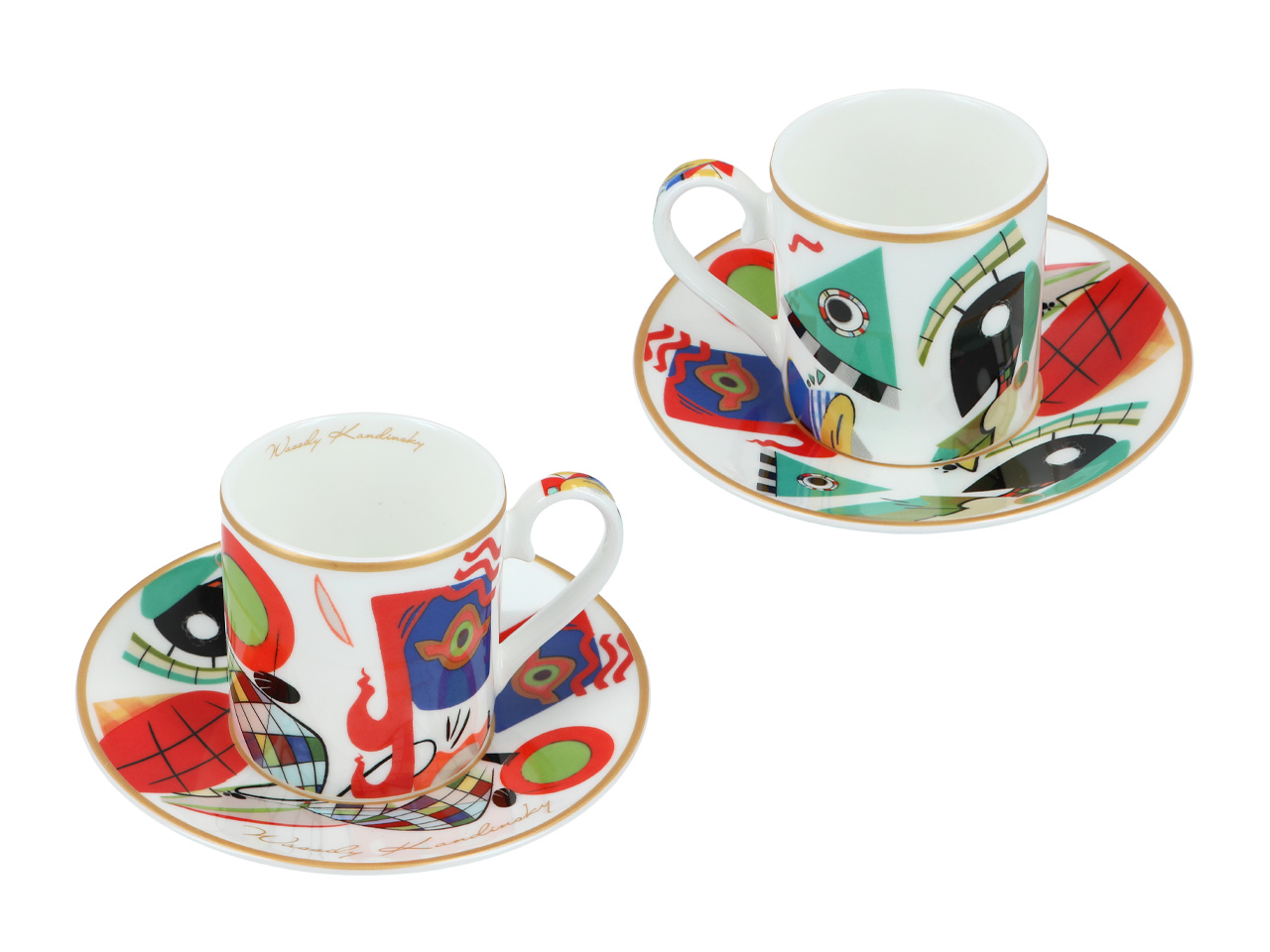 Kpl. 2 filiżanek espresso - Wassily Kandinsky, Muses (CARMANI) - obrazek 5