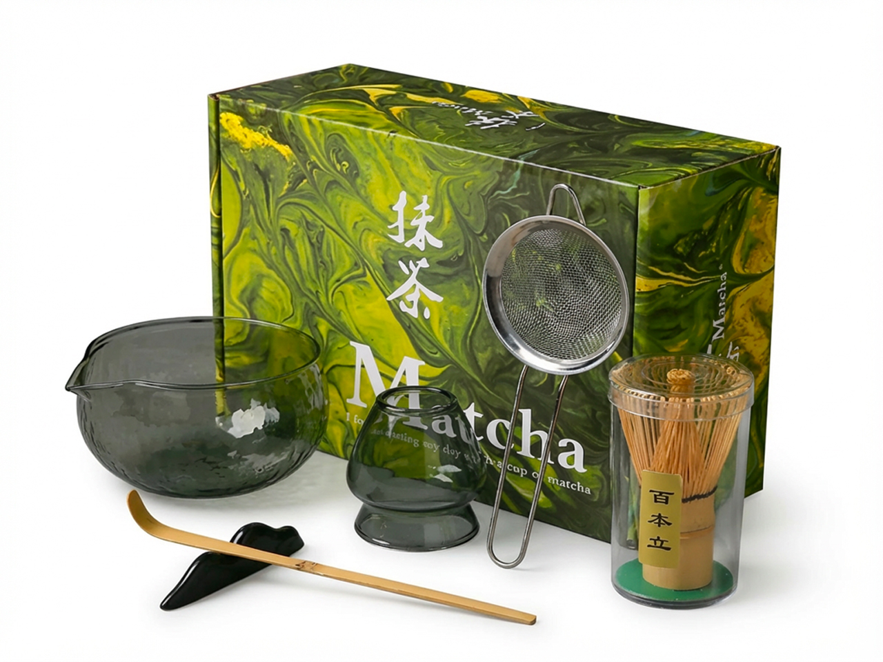 Zestaw do parzenia herbaty Matcha (6 elementy)