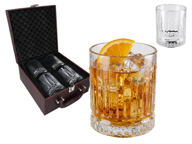 Zestaw 4 szklanek do whisky