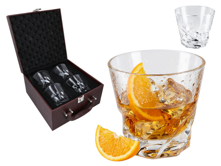 Zestaw 4 szklanek do whisky