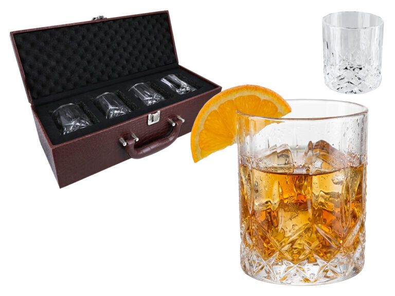 Zestaw 4 szklanek do whisky