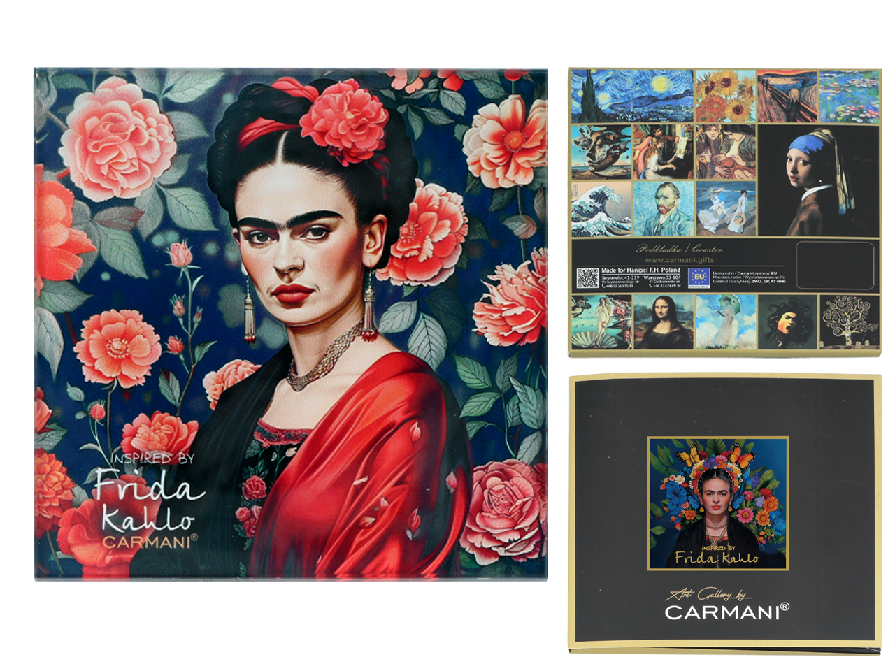 Podkładka szklana - inspirowana malarstwem F. Kahlo(CARMANI)