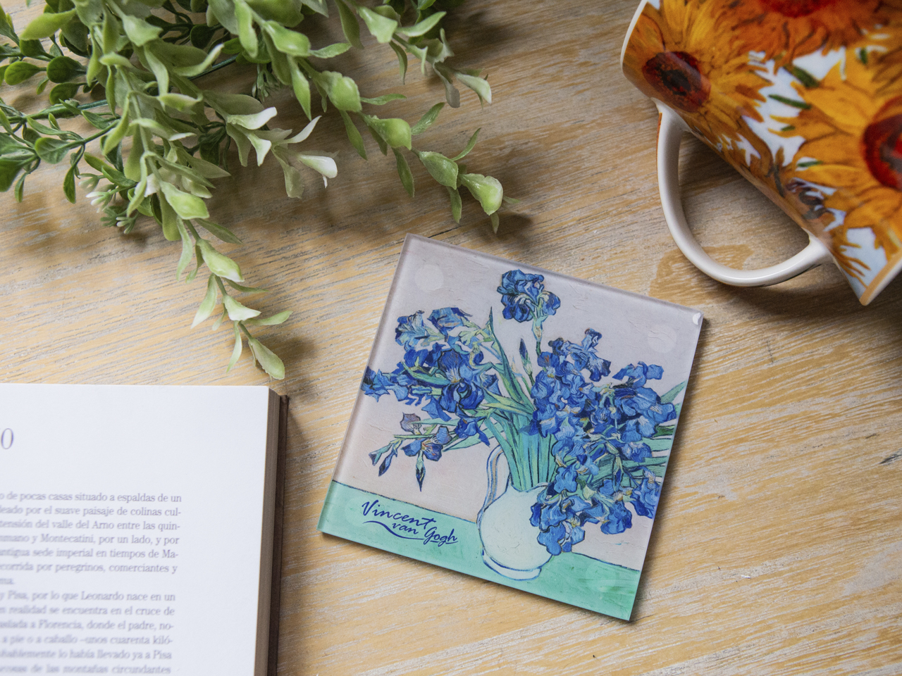 Podkładka szklana - V. van Gogh, Irysy wazon (CARMANI) - obrazek 4