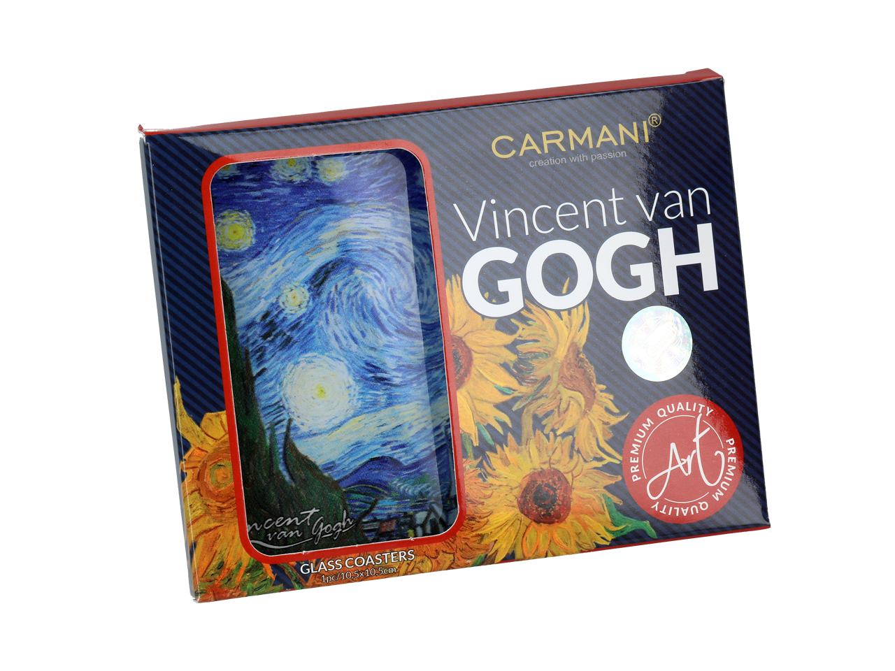 Podkładka szklana - V. van Gogh, Gwiaździsta Noc (CARMANI) - obrazek 2