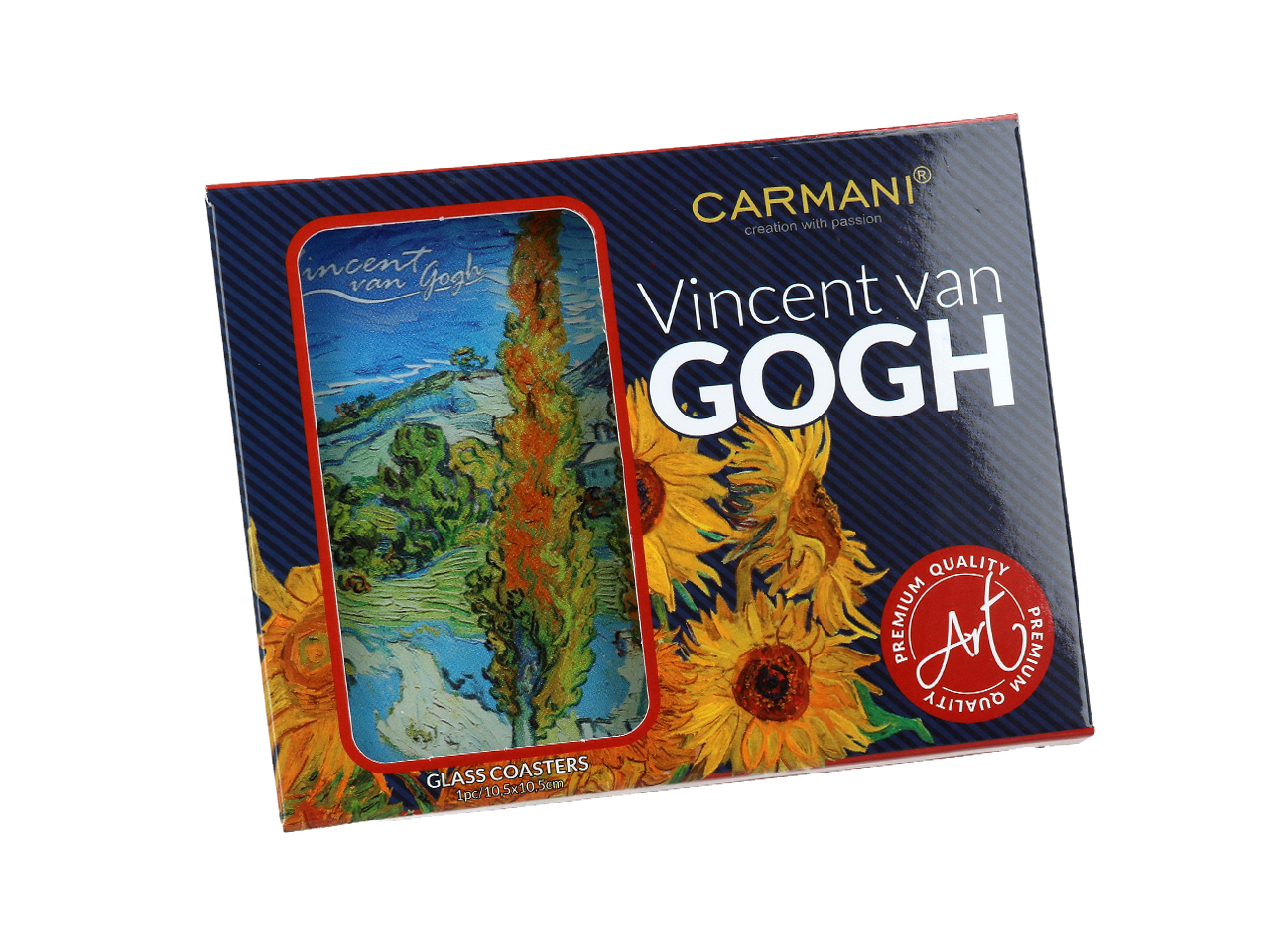 Podkładka szklana - V. van Gogh, Topole (CARMANI) - obrazek 2