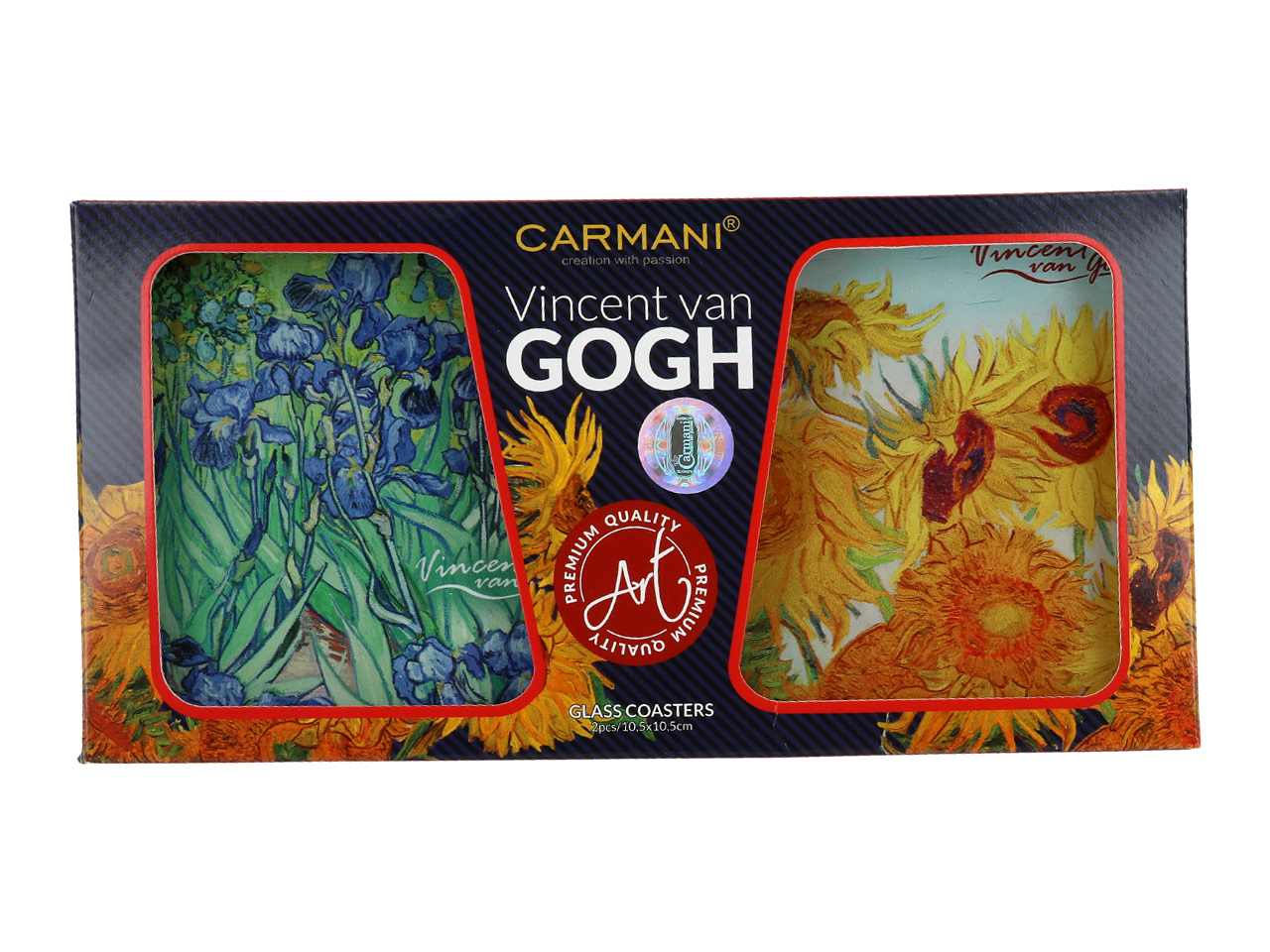 Kpl. 2 podkładek szklanych - V. van Gogh (CARMANI) - obrazek 2