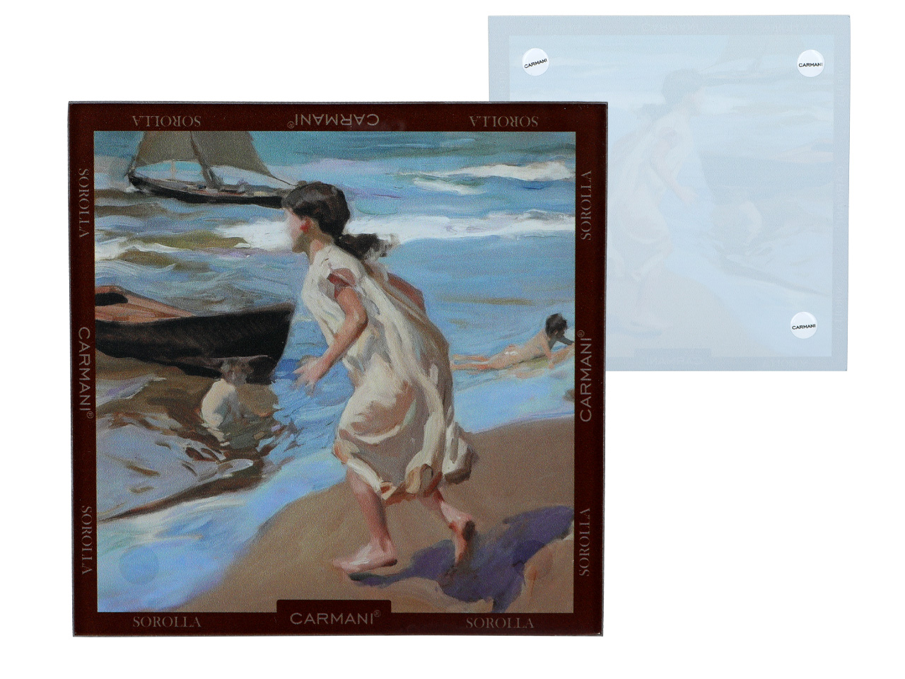 Podkładka szklana - J. Sorolla, Czas kąpieli (CARMANI) - obrazek 2