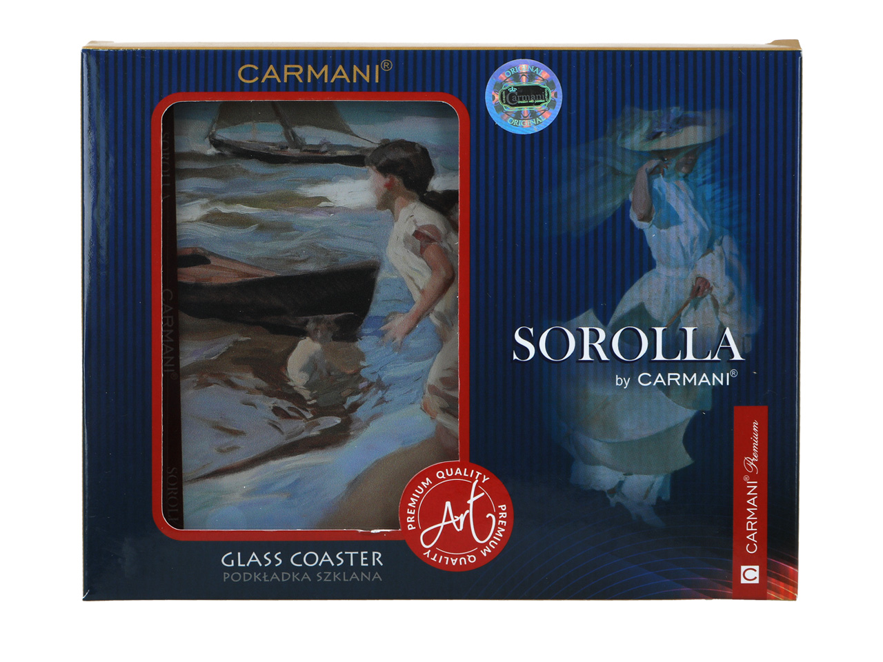 Podkładka szklana - J. Sorolla, Czas kąpieli (CARMANI) - obrazek 3