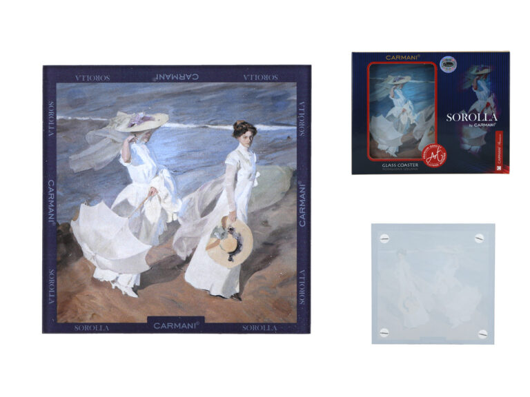 Podkładka szklana - J. Sorolla, Spacer brzegiem morza (CARMANI)