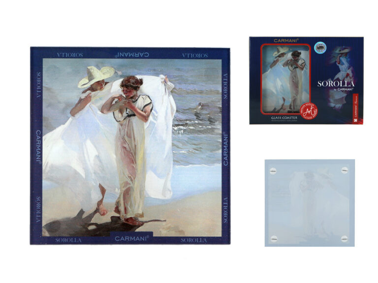 Podkładka szklana - J. Sorolla, Po kąpieli (CARMANI)