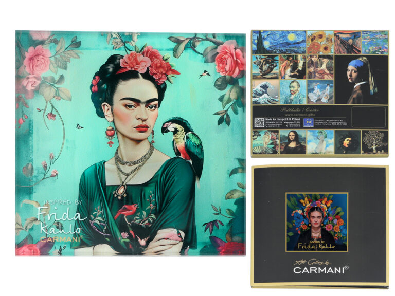 Podkładka szklana - inspirowana malarstwem F. Kahlo(CARMANI)