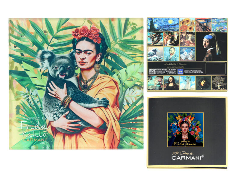 Podkładka szklana - inspirowana malarstwem F. Kahlo(CARMANI)