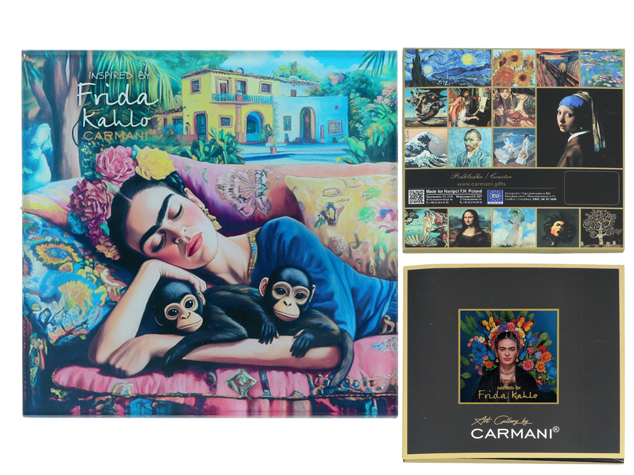 Podkładka szklana - inspirowana malarstwem F. Kahlo(CARMANI)