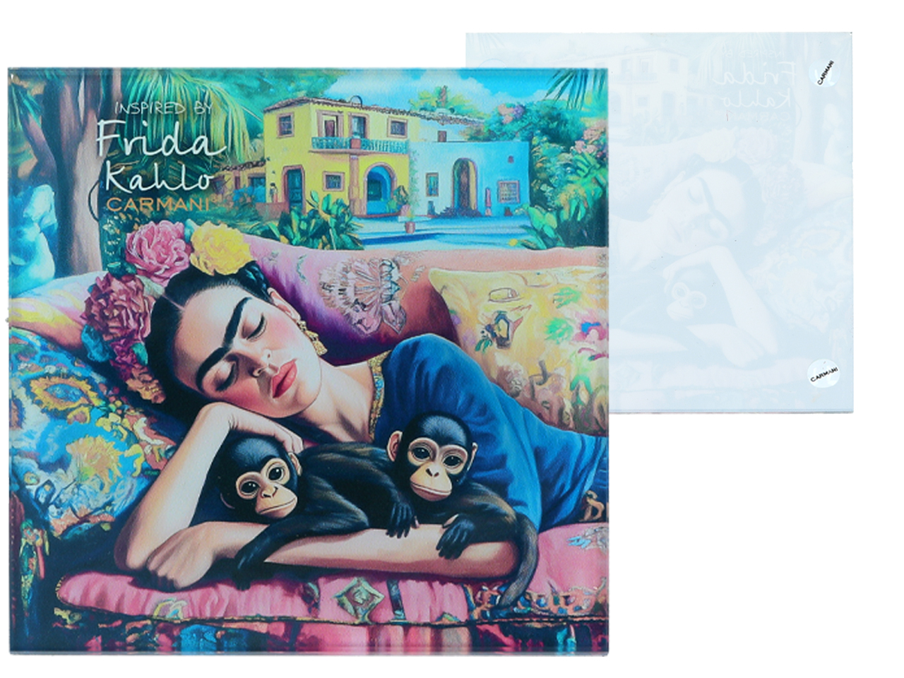 Podkładka szklana - inspirowana malarstwem F. Kahlo(CARMANI) - obrazek 2
