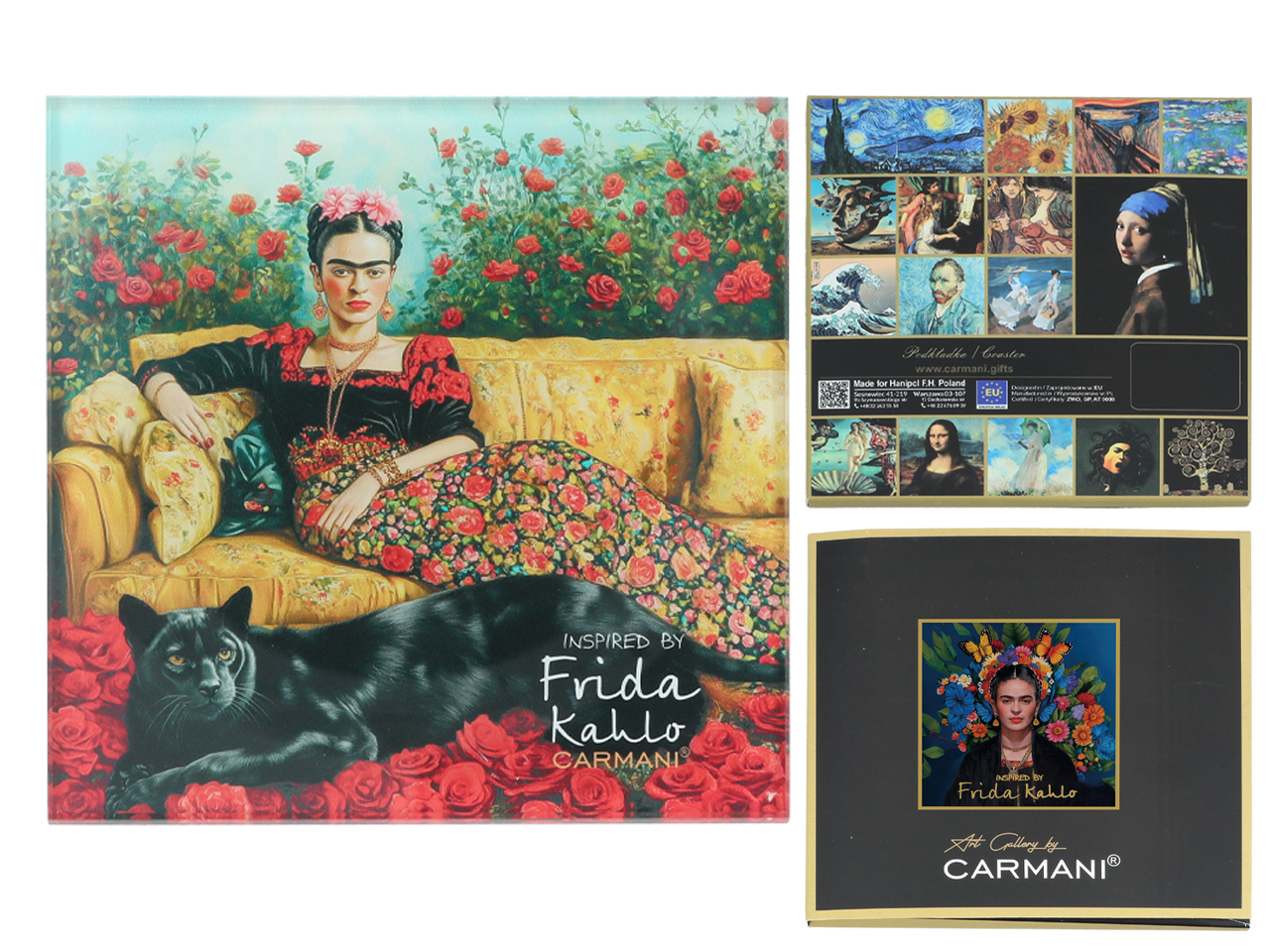 Podkładka szklana - inspirowana malarstwem F. Kahlo(CARMANI)