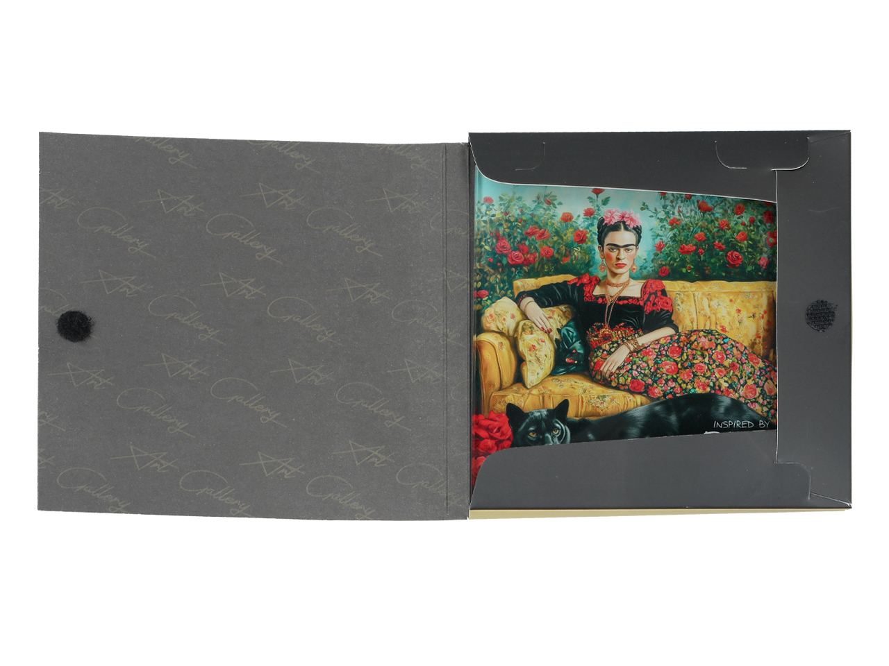 Podkładka szklana - inspirowana malarstwem F. Kahlo(CARMANI) - obrazek 3