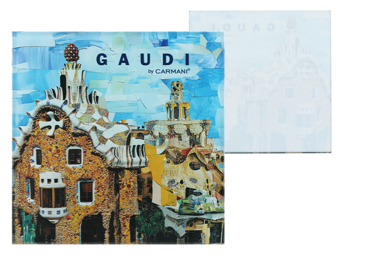 Podkładka szklana - inspirowana malarstwem A. Gaudi (CARMANI) - obrazek 2
