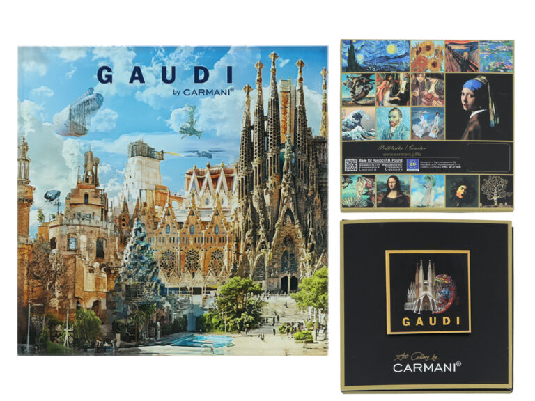 Podkładka szklana - inspirowana malarstwem A. Gaudi (CARMANI)